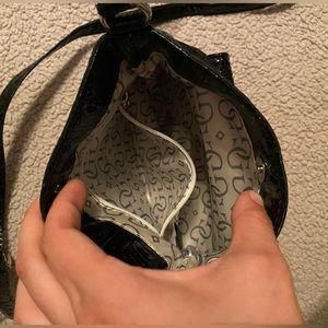 A black purse